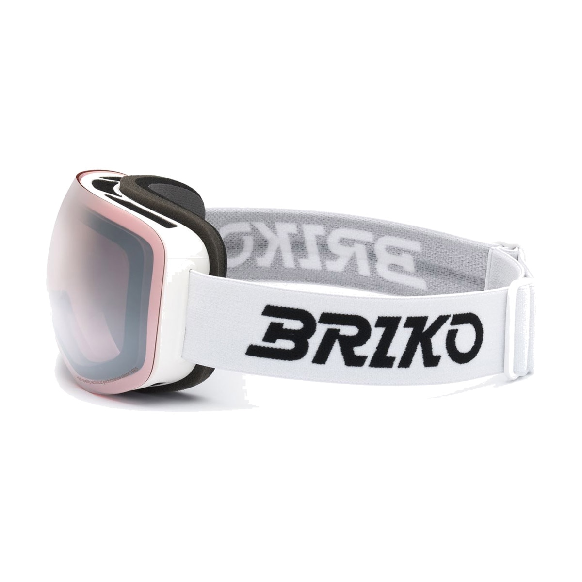 Máscara de esquí Nebula Briko - Blanco / Rosa Blanco / Rosa-2