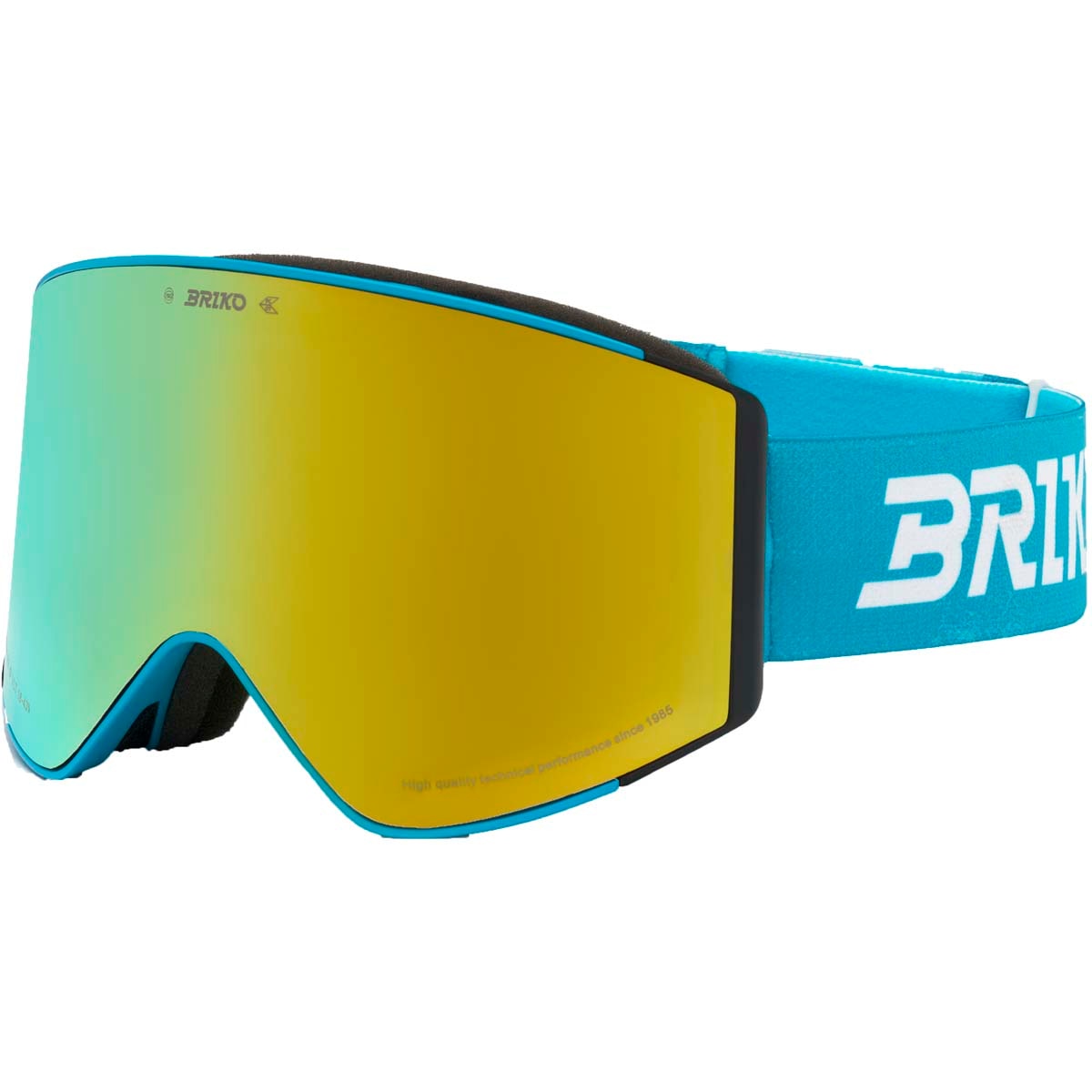 Máscara de esquí unisex Bufera Briko - Azul Azul-1