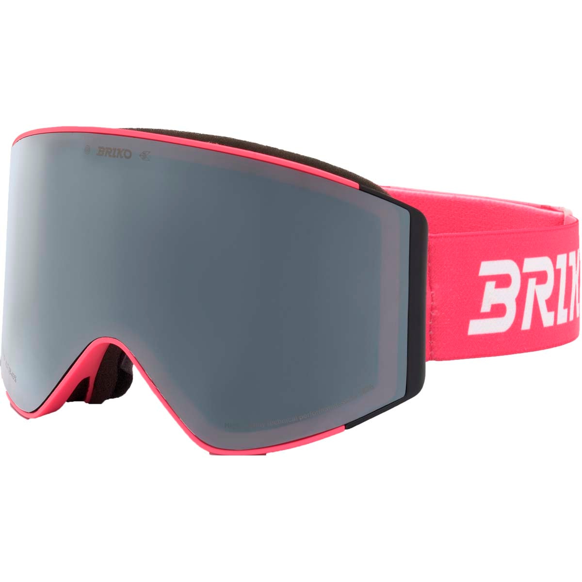 Imagen 0 de Máscara de esquí unisex Bufera Briko Rojo