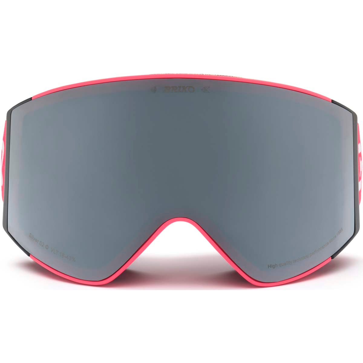 Máscara de esquí unisex Bufera Briko - Rojo Rojo-2