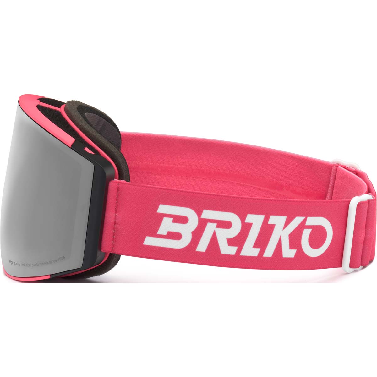 Máscara de esquí unisex Bufera Briko - Rojo Rojo-3