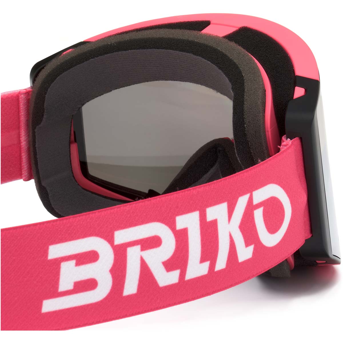Máscara de esquí unisex Bufera Briko - Rojo Rojo-4