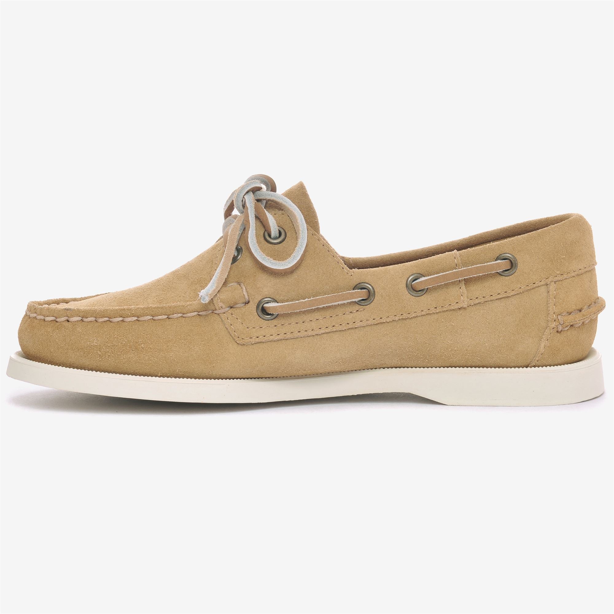 Náuticos de mujer de ante antideslizantes - Sebago - Beige Beige-2