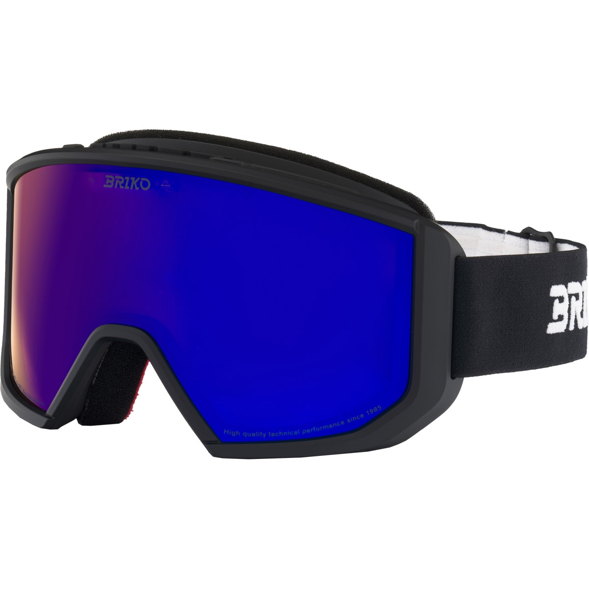 Máscara de esquí unisex Vulcano Mask Sharp Lite Briko - Negro Negro-1
