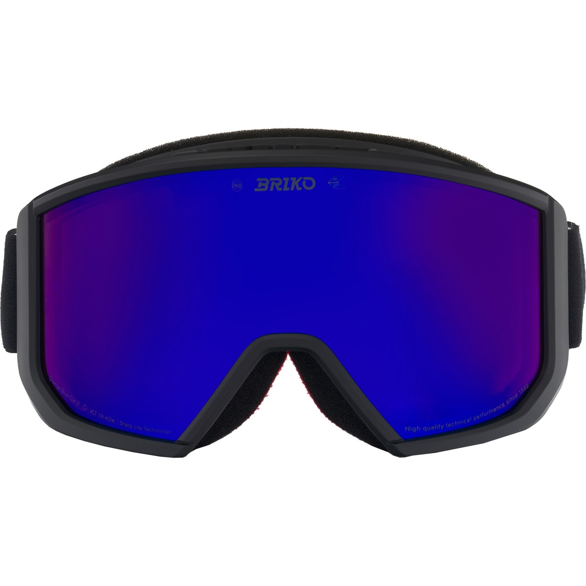 Máscara de esquí unisex Vulcano Mask Sharp Lite Briko - Negro Negro-2