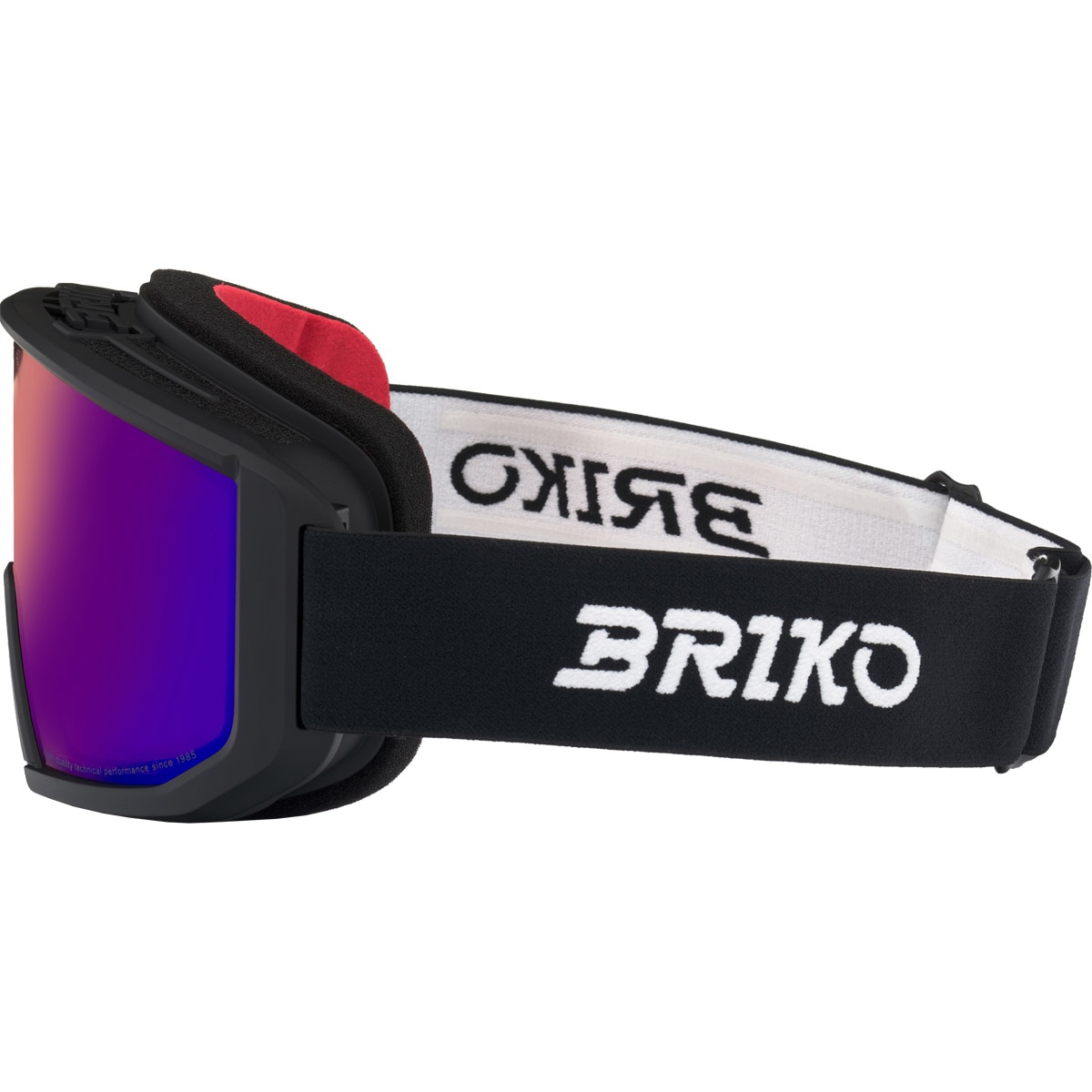 Máscara de esquí unisex Vulcano Mask Sharp Lite Briko - Negro Negro-4