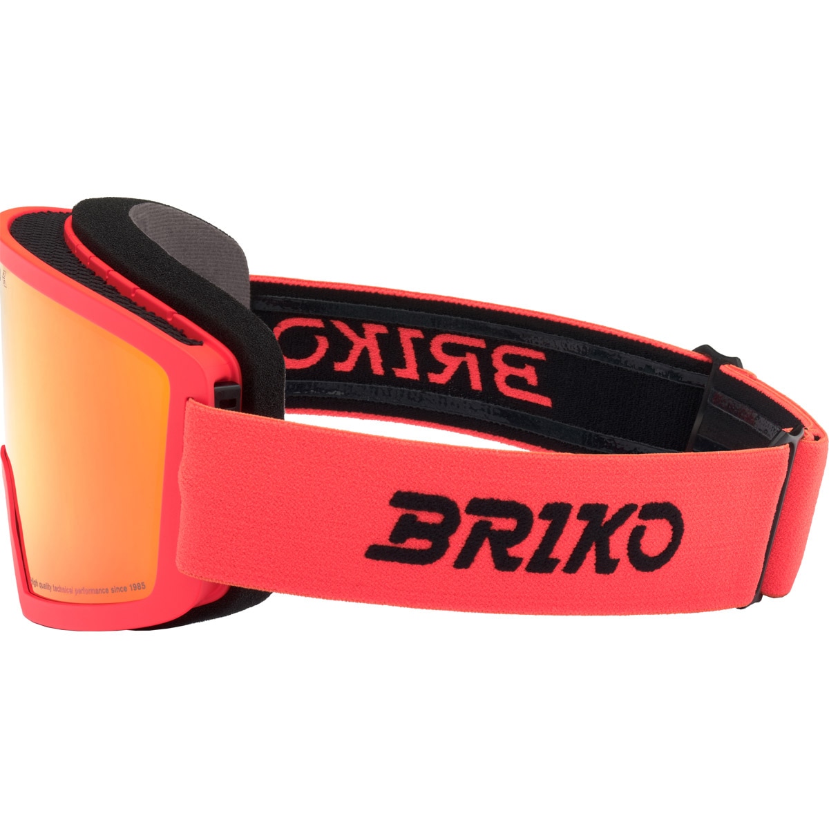 Máscara de esquí de niños Frostbite Briko - Naranja Naranja-4