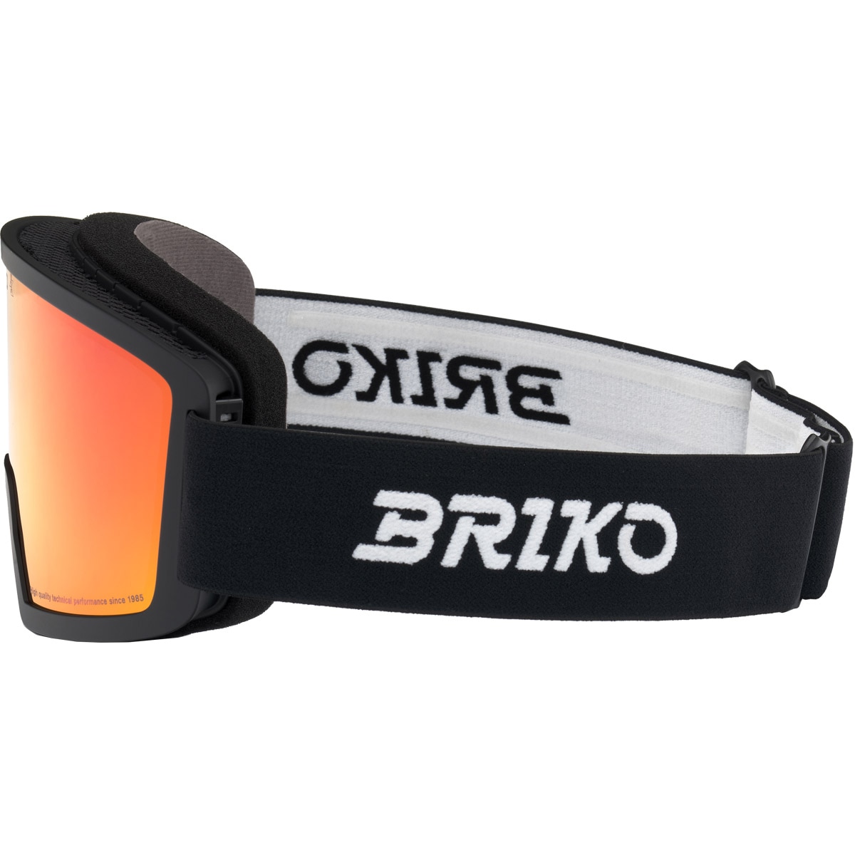 Máscara de esquí de niños Frostbite Briko - Negro Negro-3