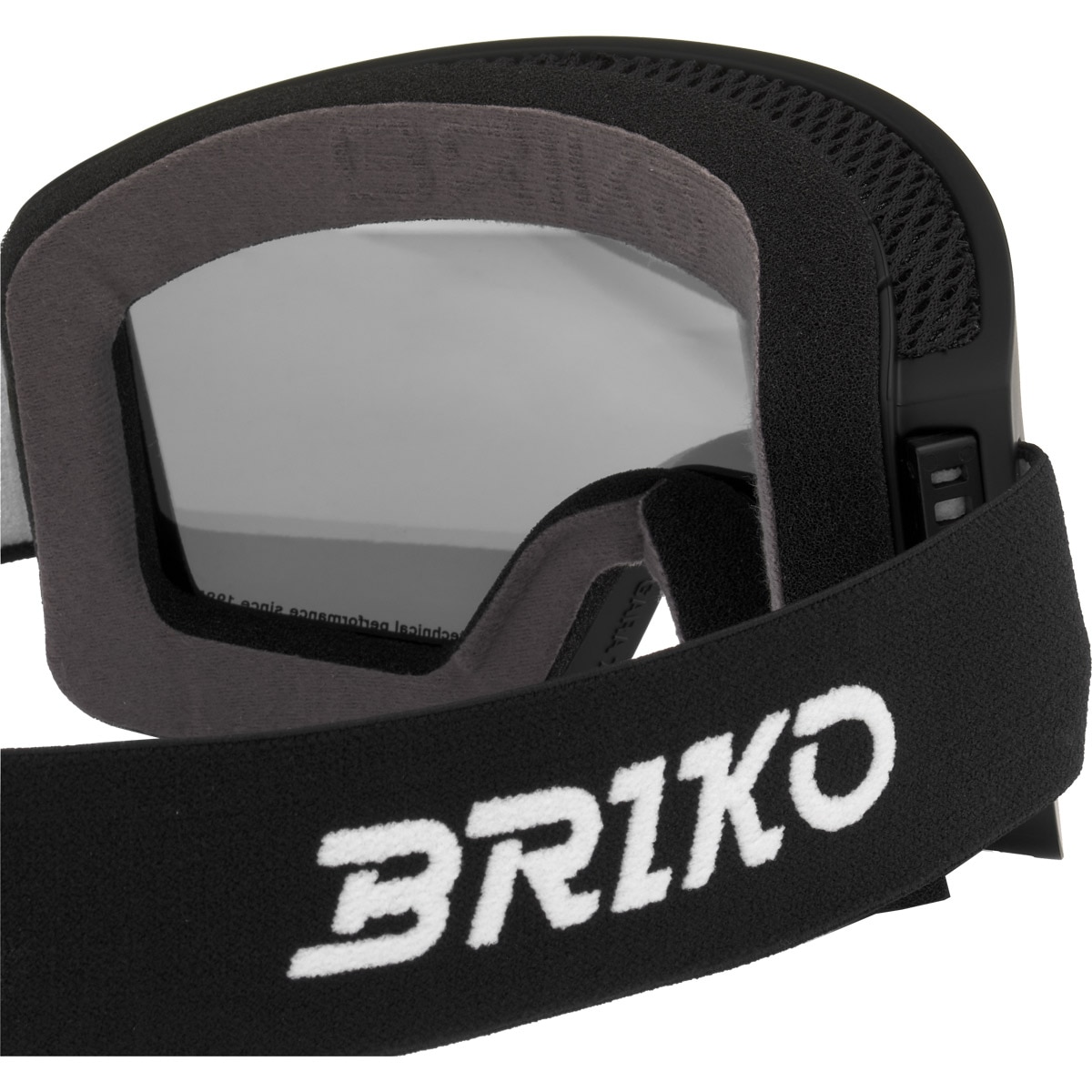 Máscara de esquí de niños Frostbite Briko - Negro Negro-4