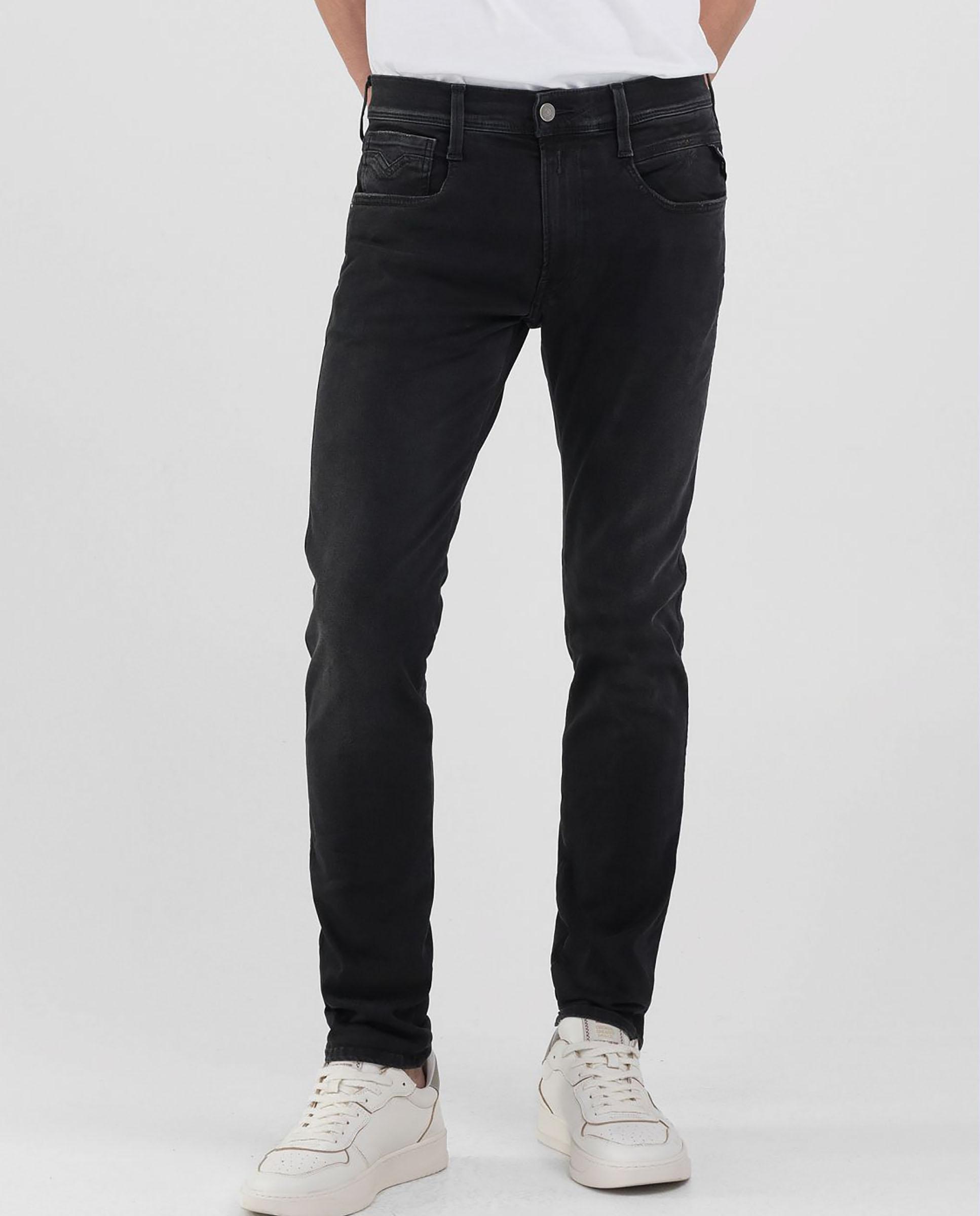 Vaquero de hombre slim fit cinco bolsillos - Replay - Negro Negro-3