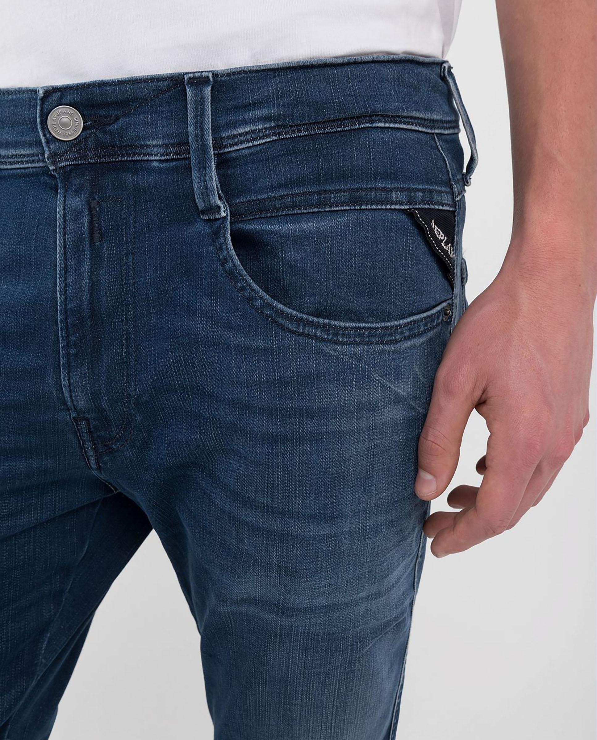 Vaquero de hombre slim fit cinco bolsillos - Replay - Azul Azul-2