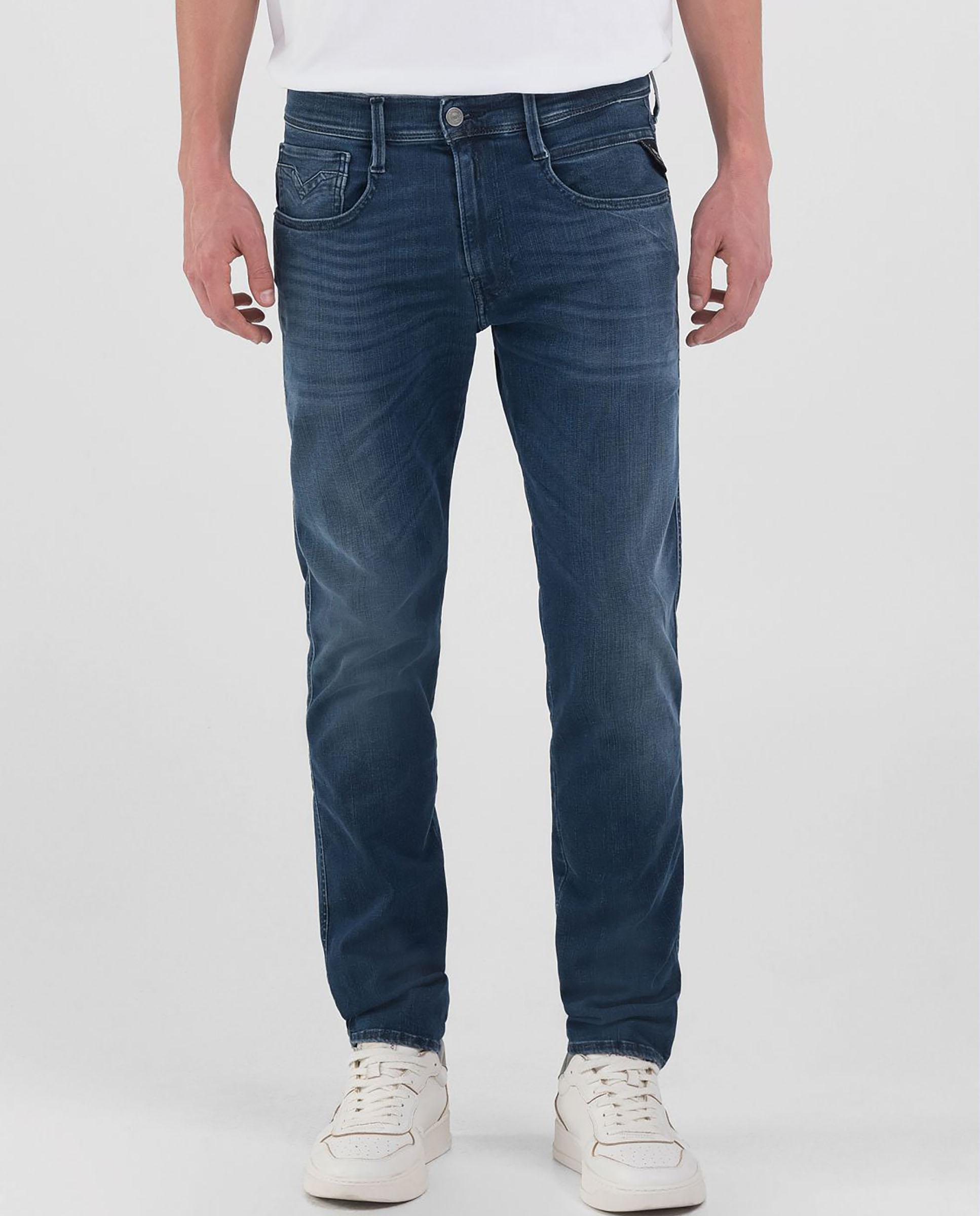 Vaquero de hombre slim fit cinco bolsillos - Replay - Azul Azul-3