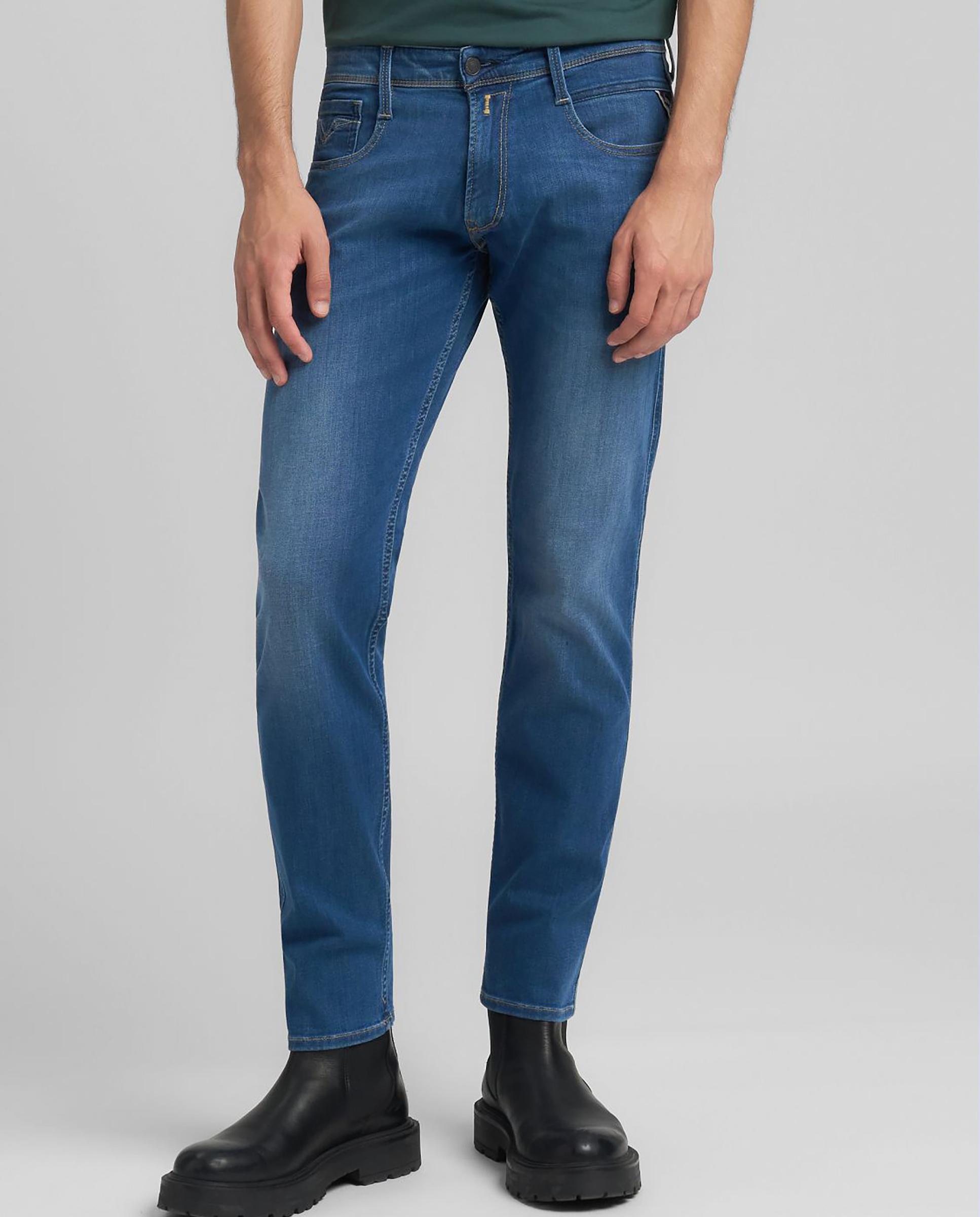 Imagen 0 de Vaquero de hombre regular fit cinco bolsillos Azul