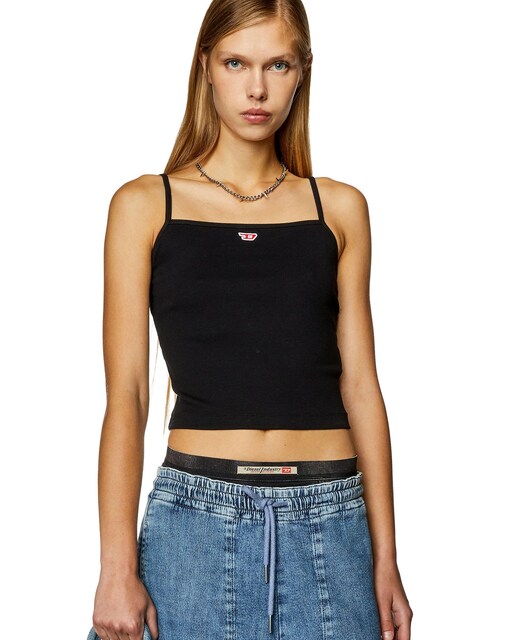 Imagen 0 de Camiseta de mujer de tirantes con logo