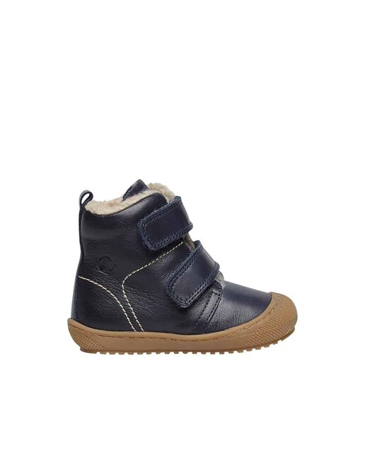 Imagen 0 de Botines de bebé niño de piel de piel forrada