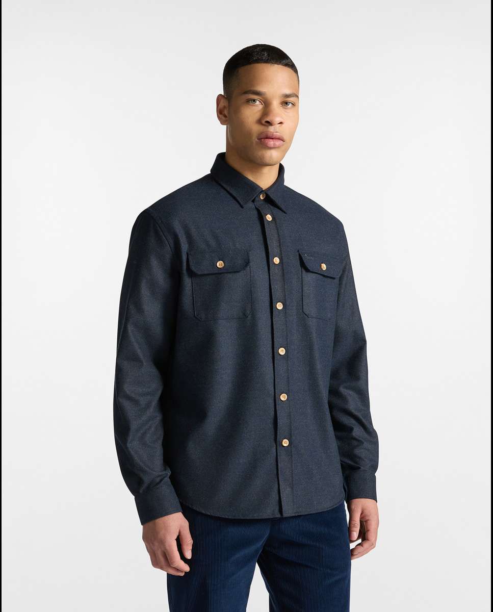 Harmont&Blaine - Camisa de hombre oversize con bolsillos.