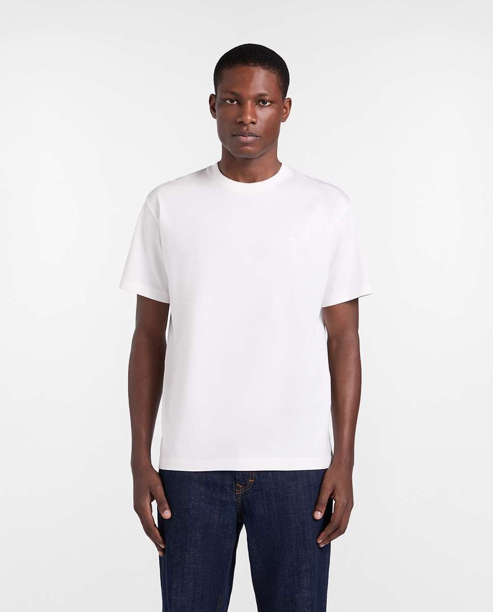 Imagen 0 de Camiseta de hombre básica relaxed Crema