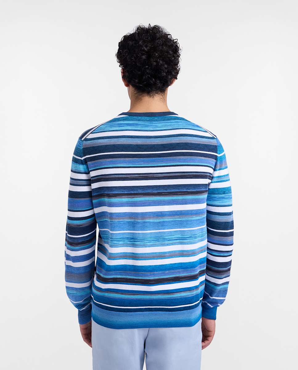 Jersey de hombre rayas horizontales - Harmont&Blaine - Teja Teja-2