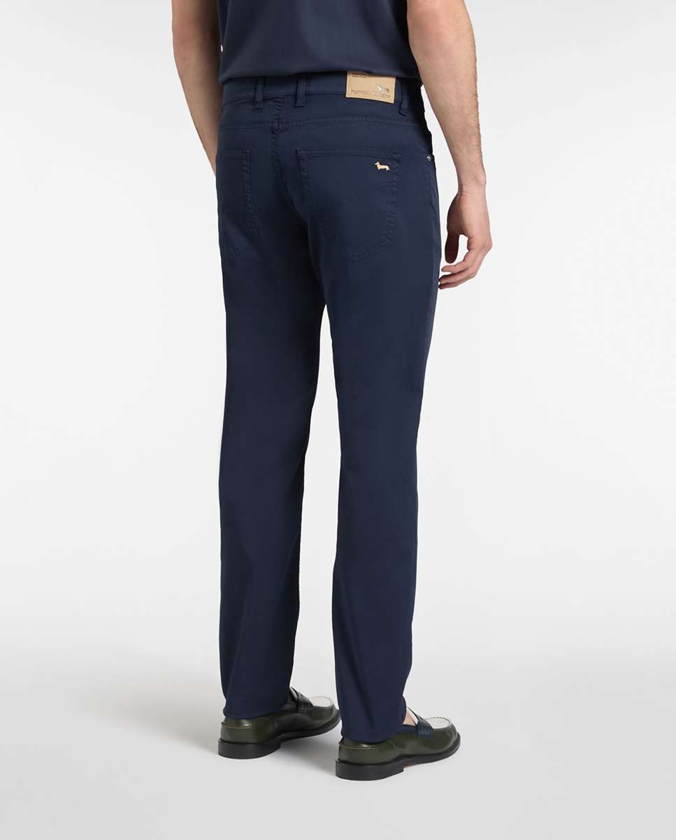 Chinos de hombre rectos - Harmont&Blaine - Azul marino Azul marino-2
