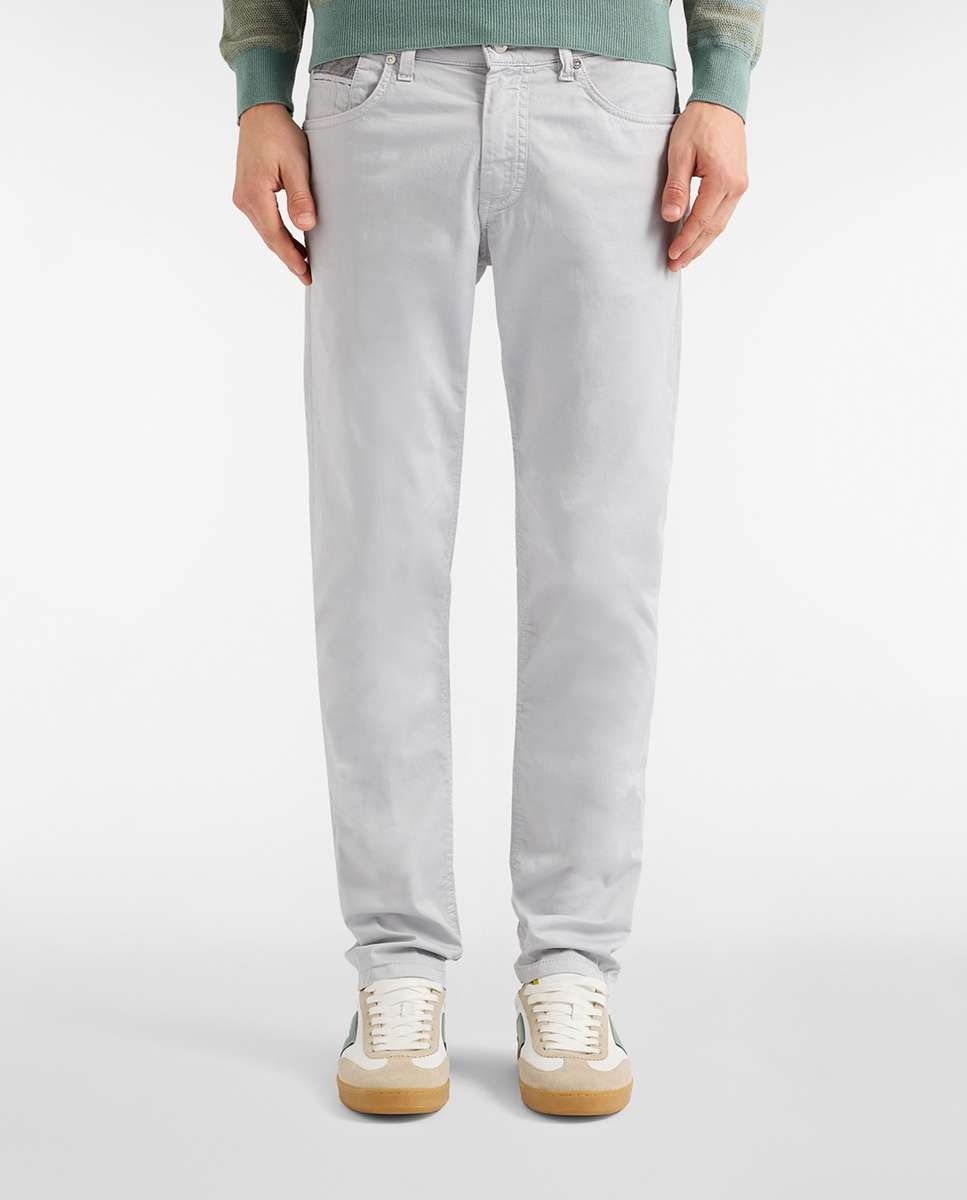 Chinos de hombre rectos - Harmont&Blaine - Gris claro Gris claro-1