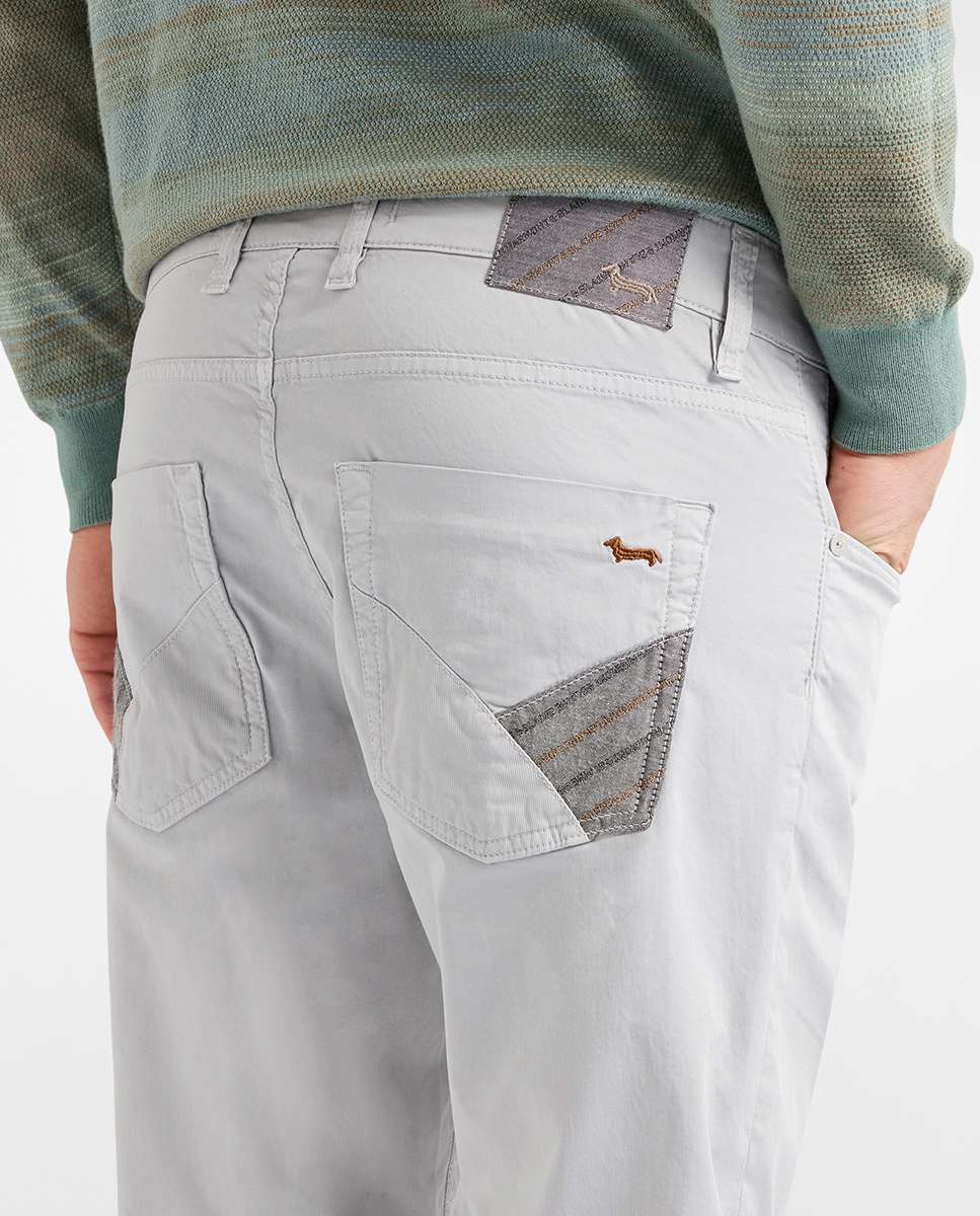 Chinos de hombre rectos - Harmont&Blaine - Gris claro Gris claro-3