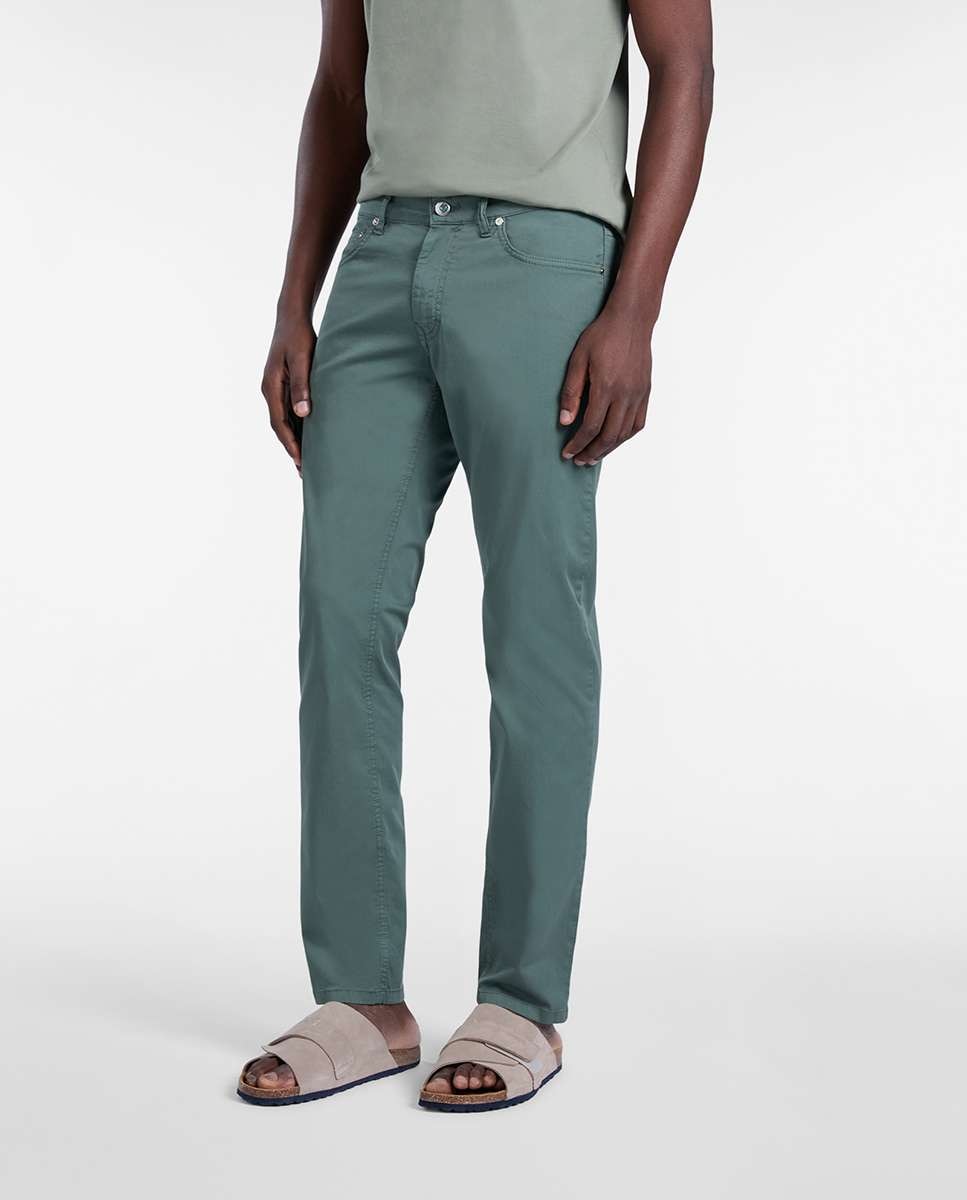 Imagen 0 de Pantalón de hombre narrow 5 bolsillos Esmeralda