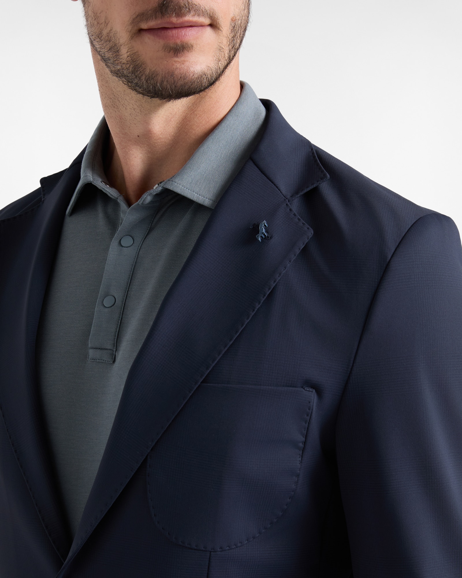 Cárdigan de hombre desestructurada made in italy - Harmont&Blaine - Marino Marino-3