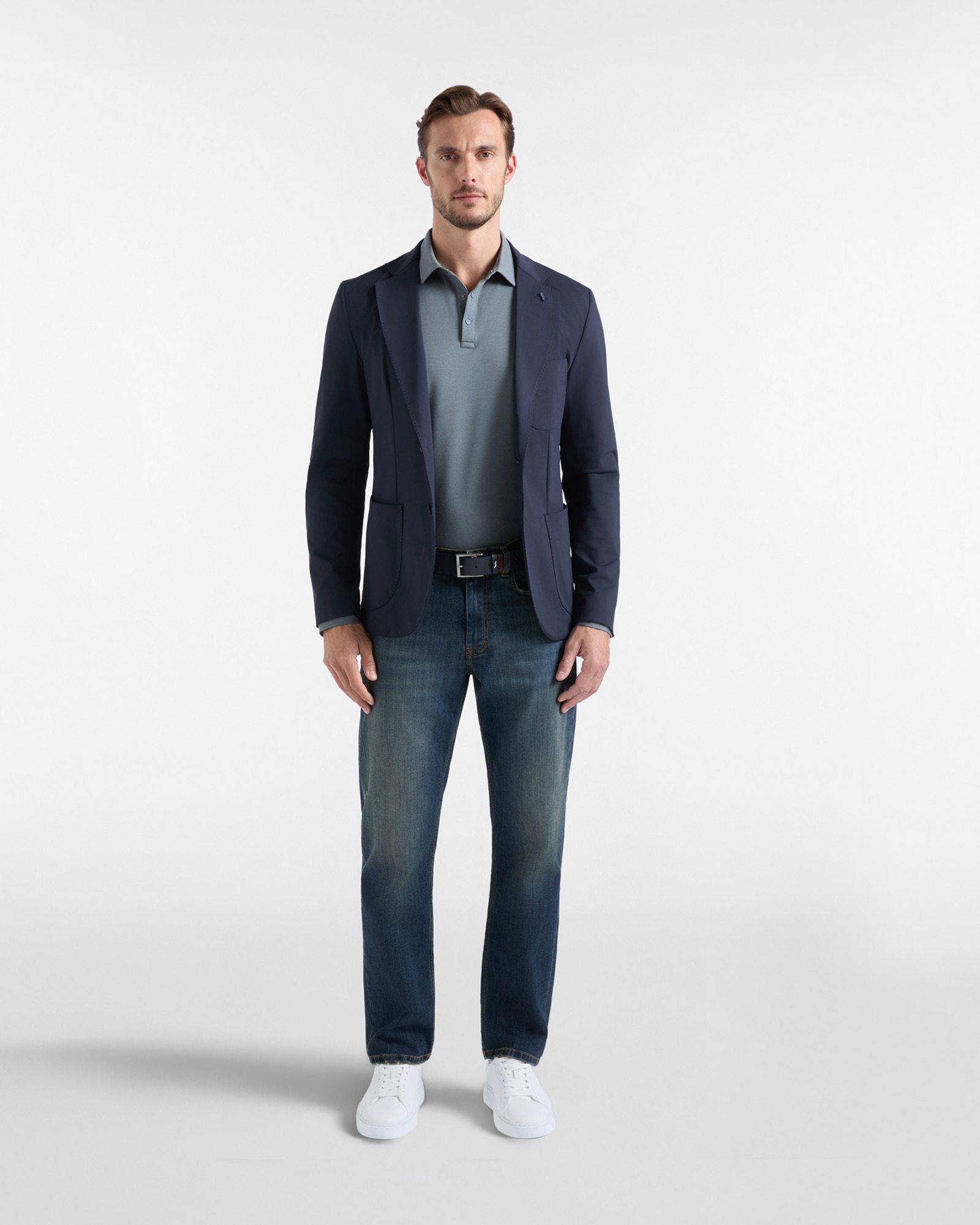 Cárdigan de hombre desestructurada made in italy - Harmont&Blaine - Marino Marino-4