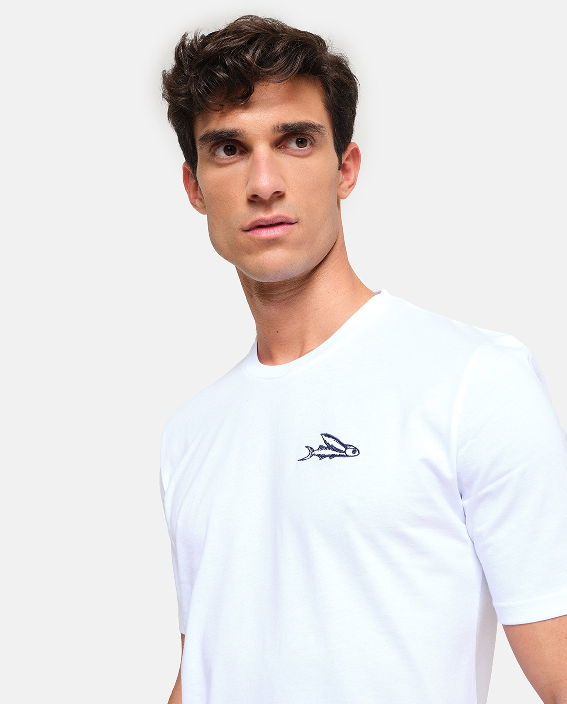 Imagen 2 de Camiseta de hombre en color blanco de manga corta - PENINSULA - Blanco Blanco