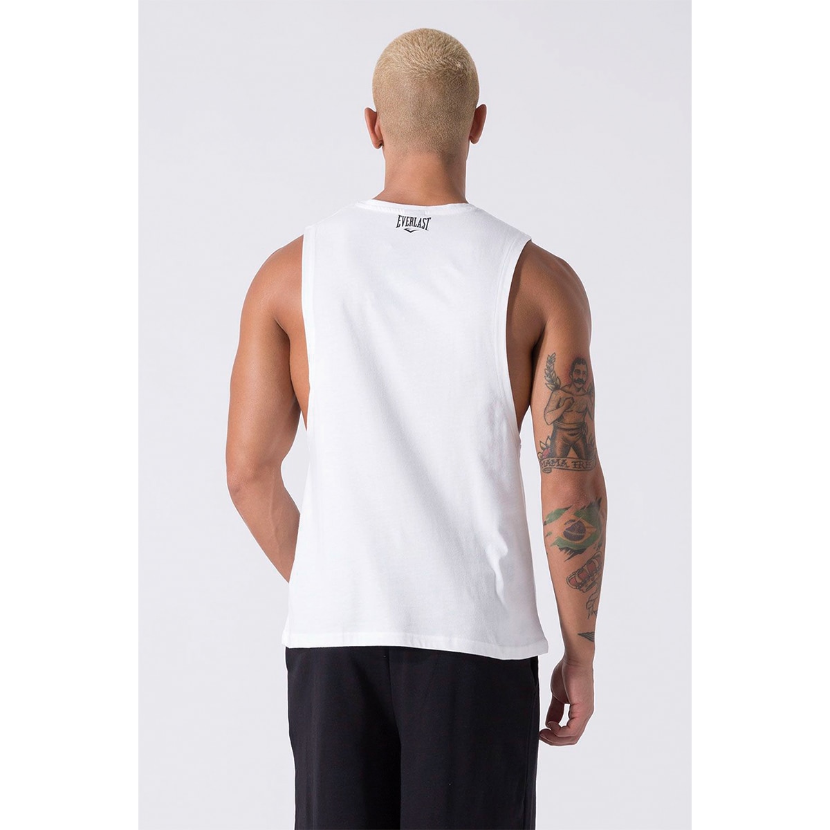 Camiseta de hombre logo Everlast - Blanco Blanco-3