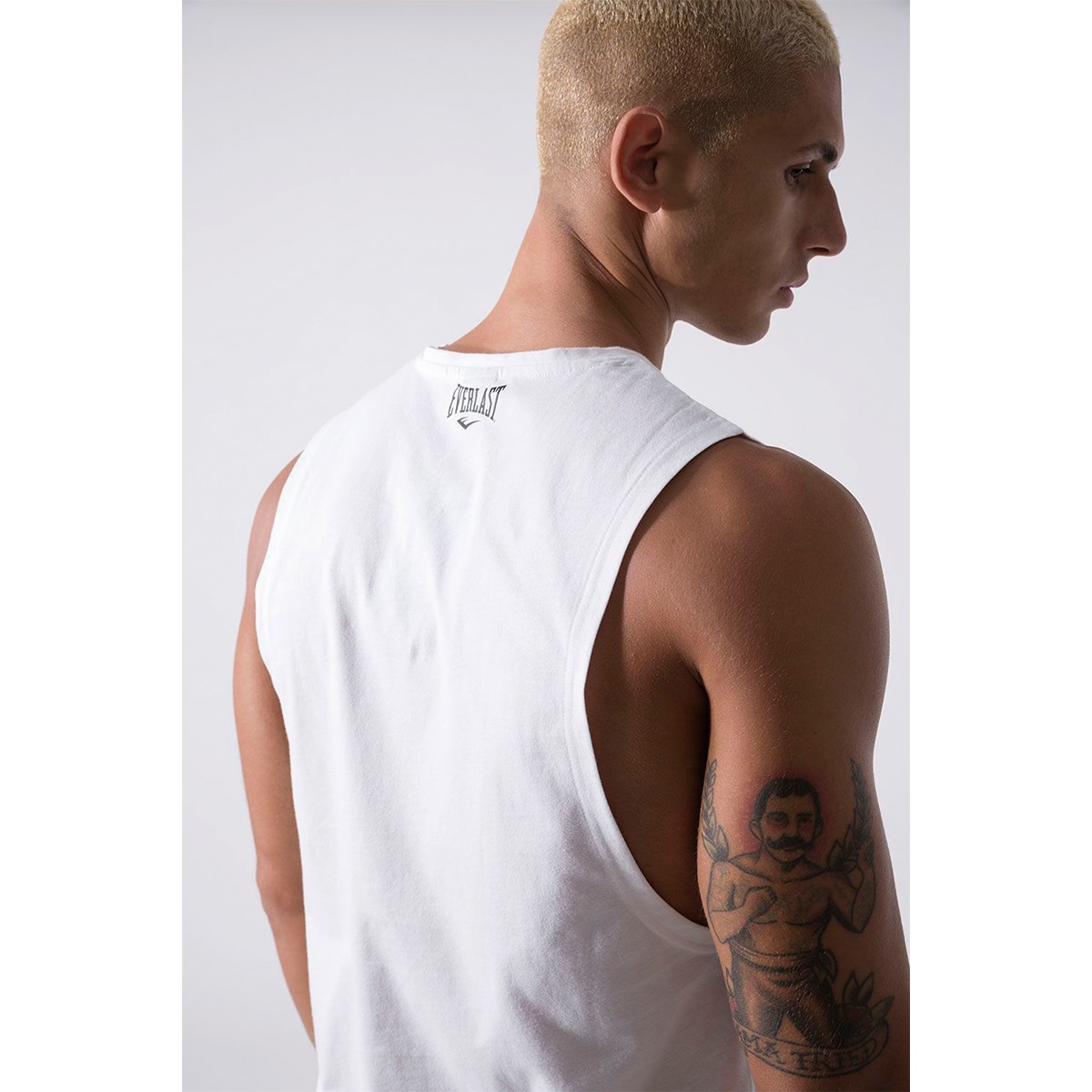 Camiseta de hombre logo Everlast - Blanco Blanco-5