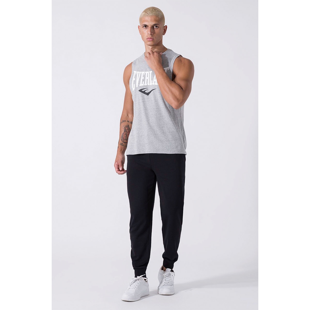 Imagen 2 de Camiseta de hombre logo Everlast - Gris Gris