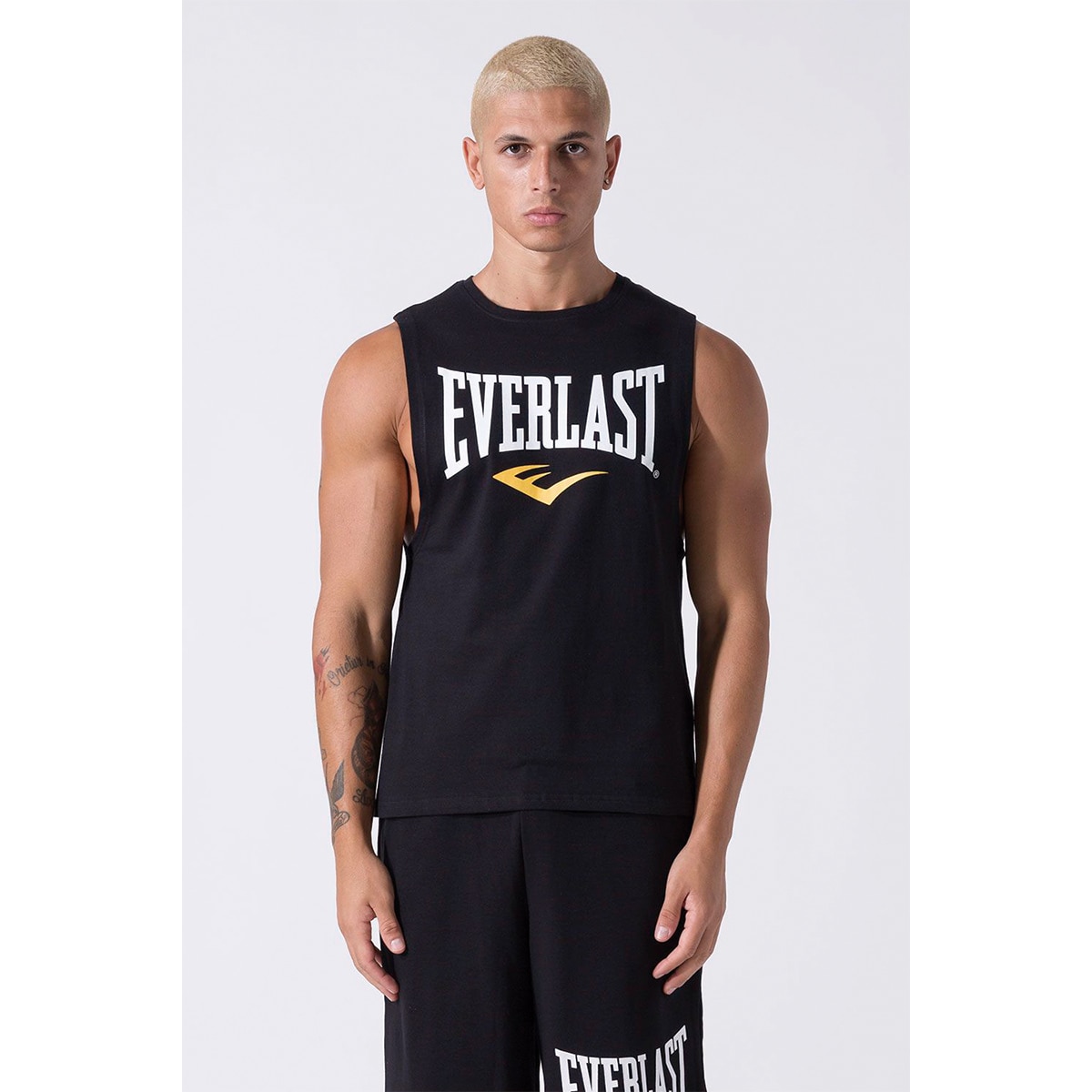 Imagen 1 de Camiseta de hombre logo Everlast - Negro Negro