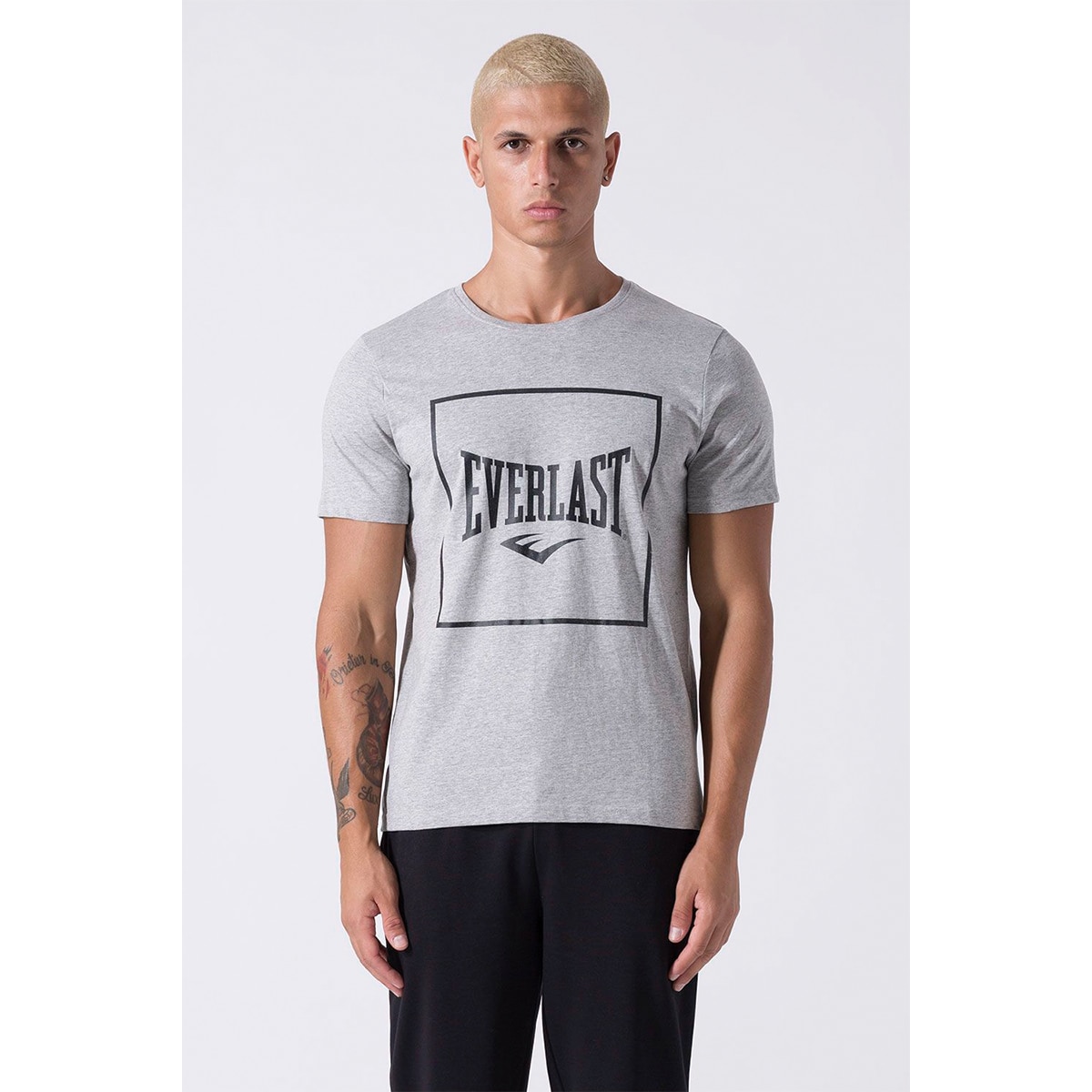 Camiseta de hombre regular Everlast - Gris Gris-1