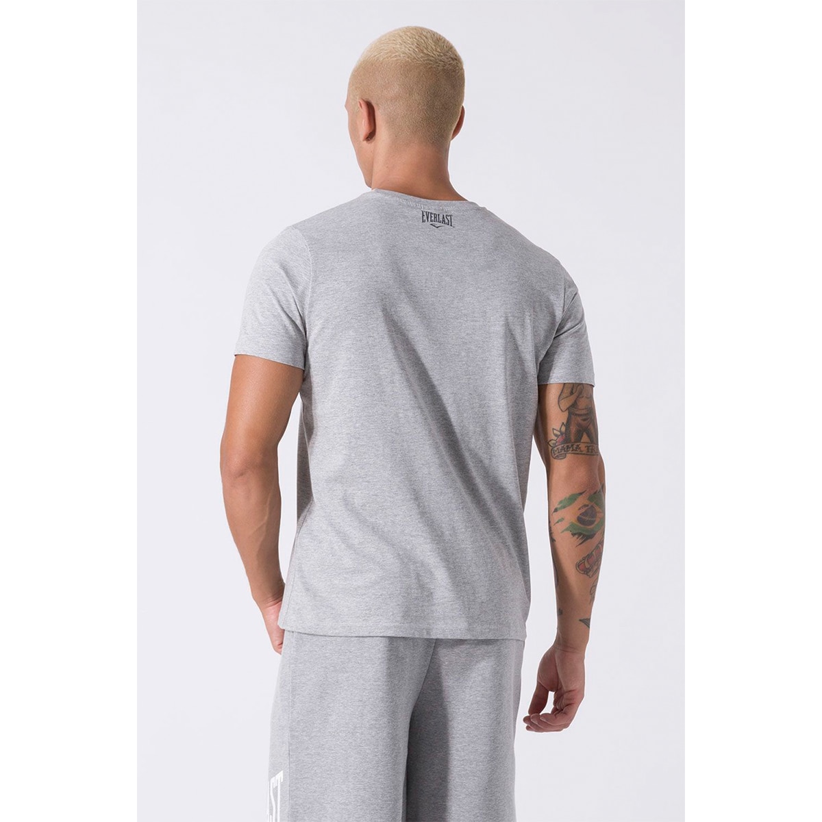 Camiseta de hombre fitted Everlast Gris-3