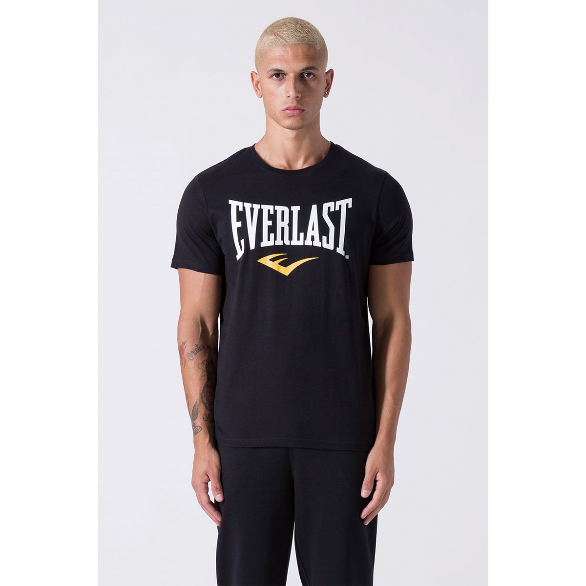 Camiseta de hombre fitted Everlast - Negro Negro-1