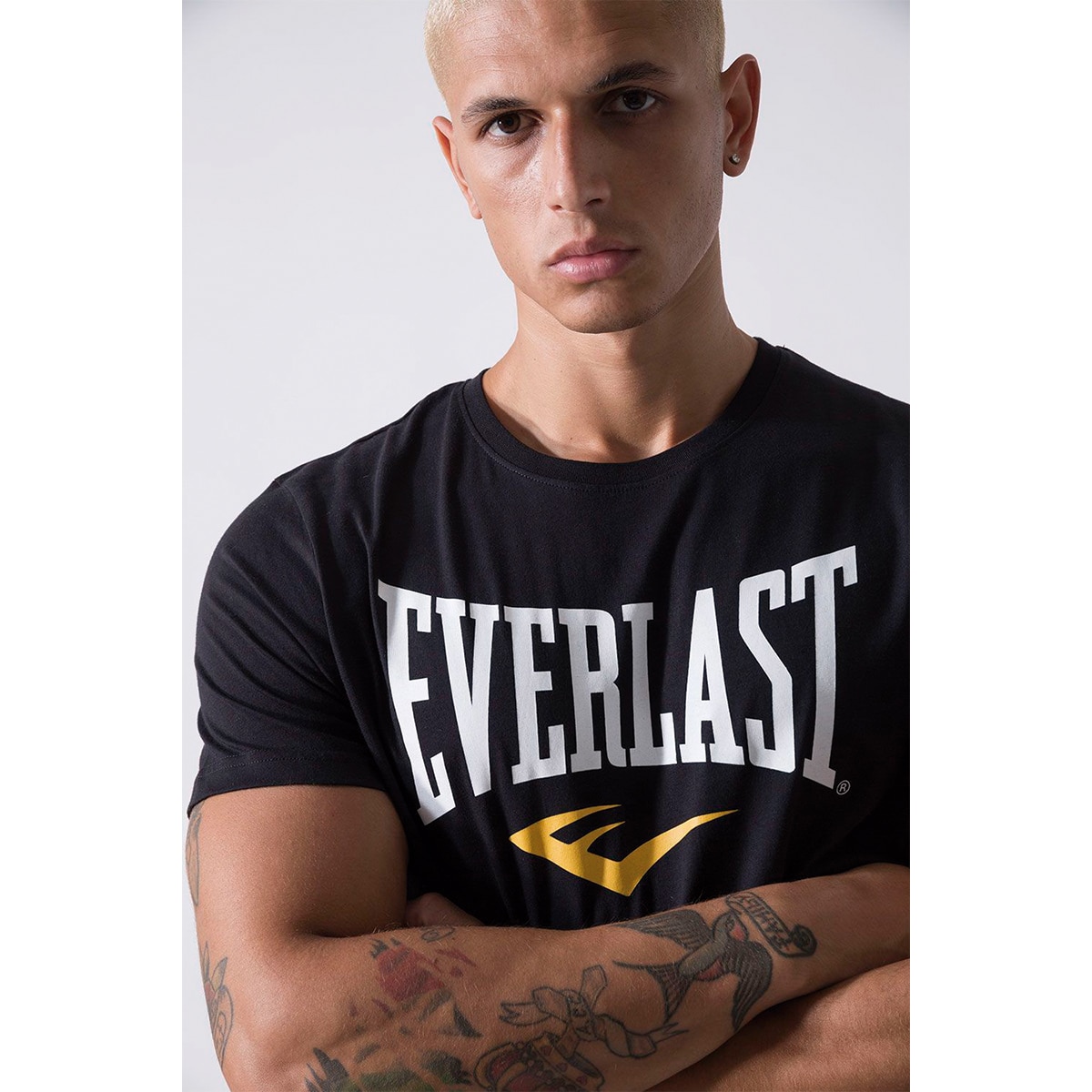 Camiseta de hombre fitted Everlast - Negro Negro-4