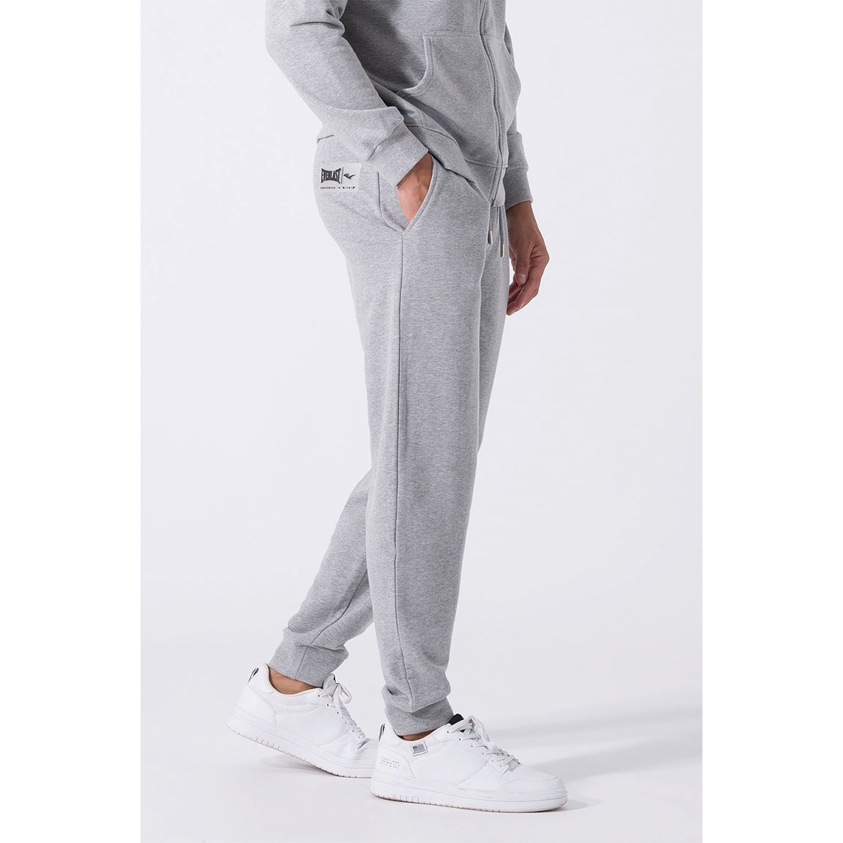 Imagen 3 de Pantalón de hombre jog logo Everlast - Gris Gris