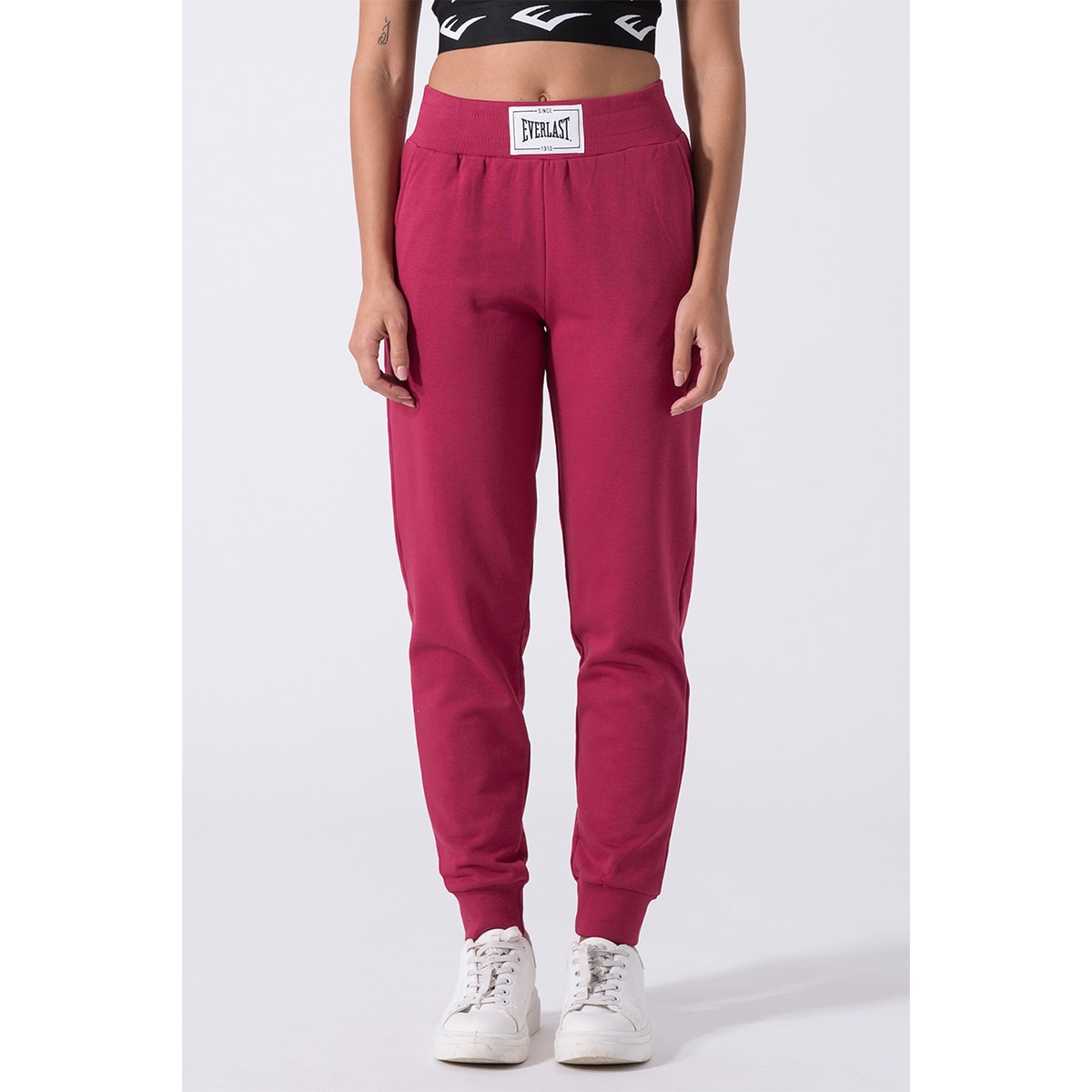 Imagen 0 de Pantalón de mujer bajo ceñido Everlast Rojo