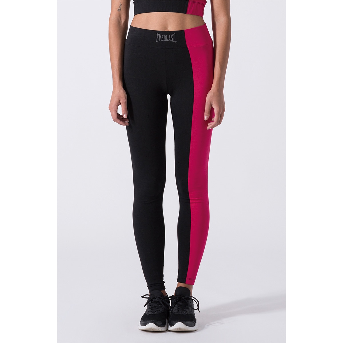 Imagen 0 de Mallas de mujer streetwear bicolor Everlast