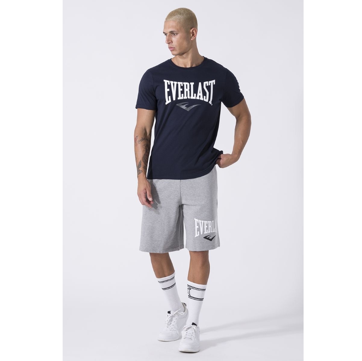 Camiseta de hombre fitted Everlast - Azul marino Azul marino-2