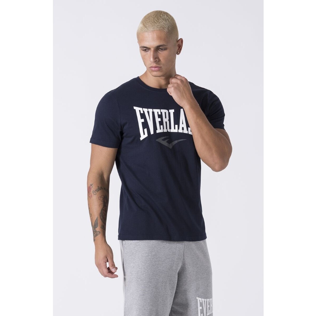 Camiseta de hombre fitted Everlast - Azul marino Azul marino-3