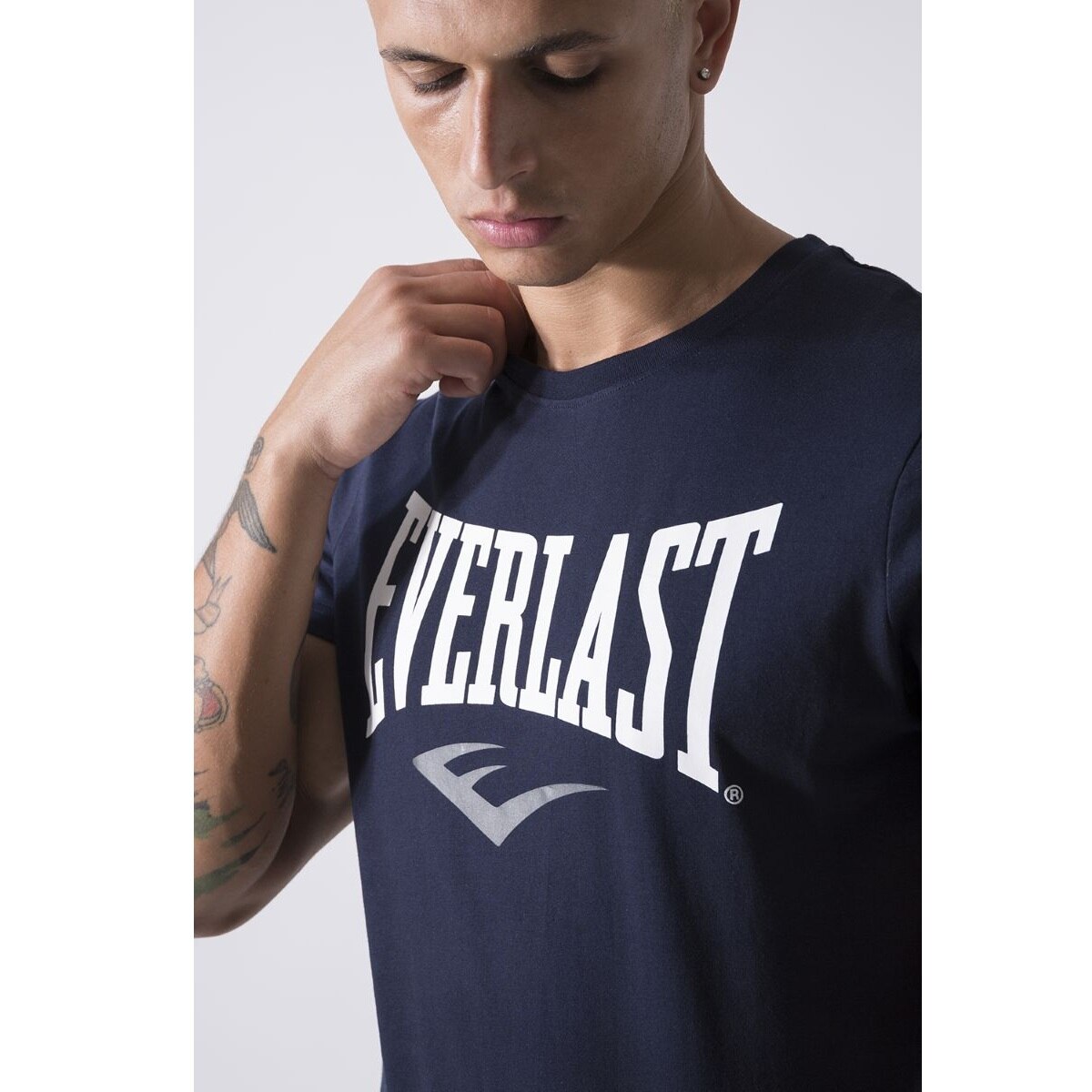 Camiseta de hombre fitted Everlast - Azul marino Azul marino-4