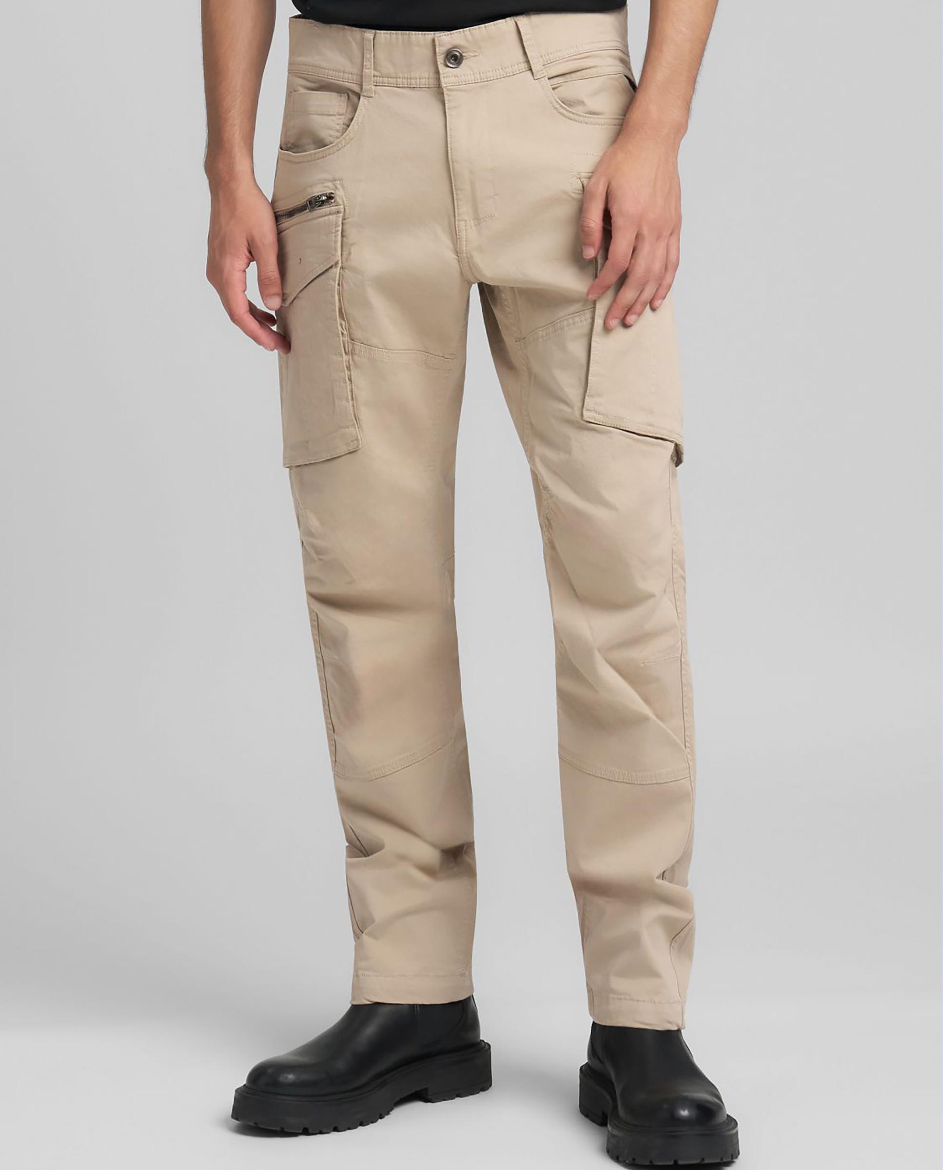 Imagen 2 de Pantalón cargo de hombre regular - Replay - Marrón claro Marrón claro