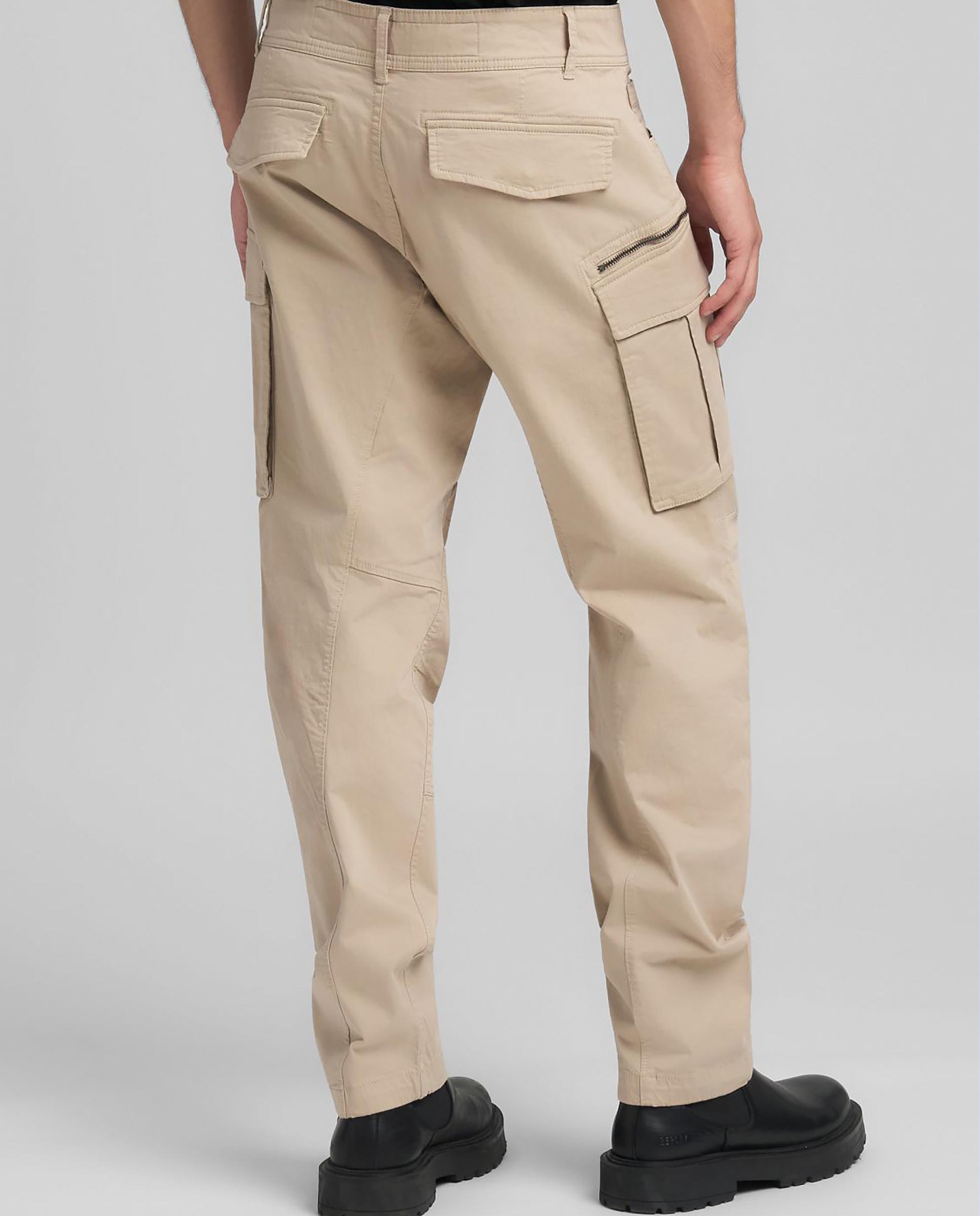 Imagen 3 de Pantalón cargo de hombre regular - Replay - Marrón claro Marrón claro