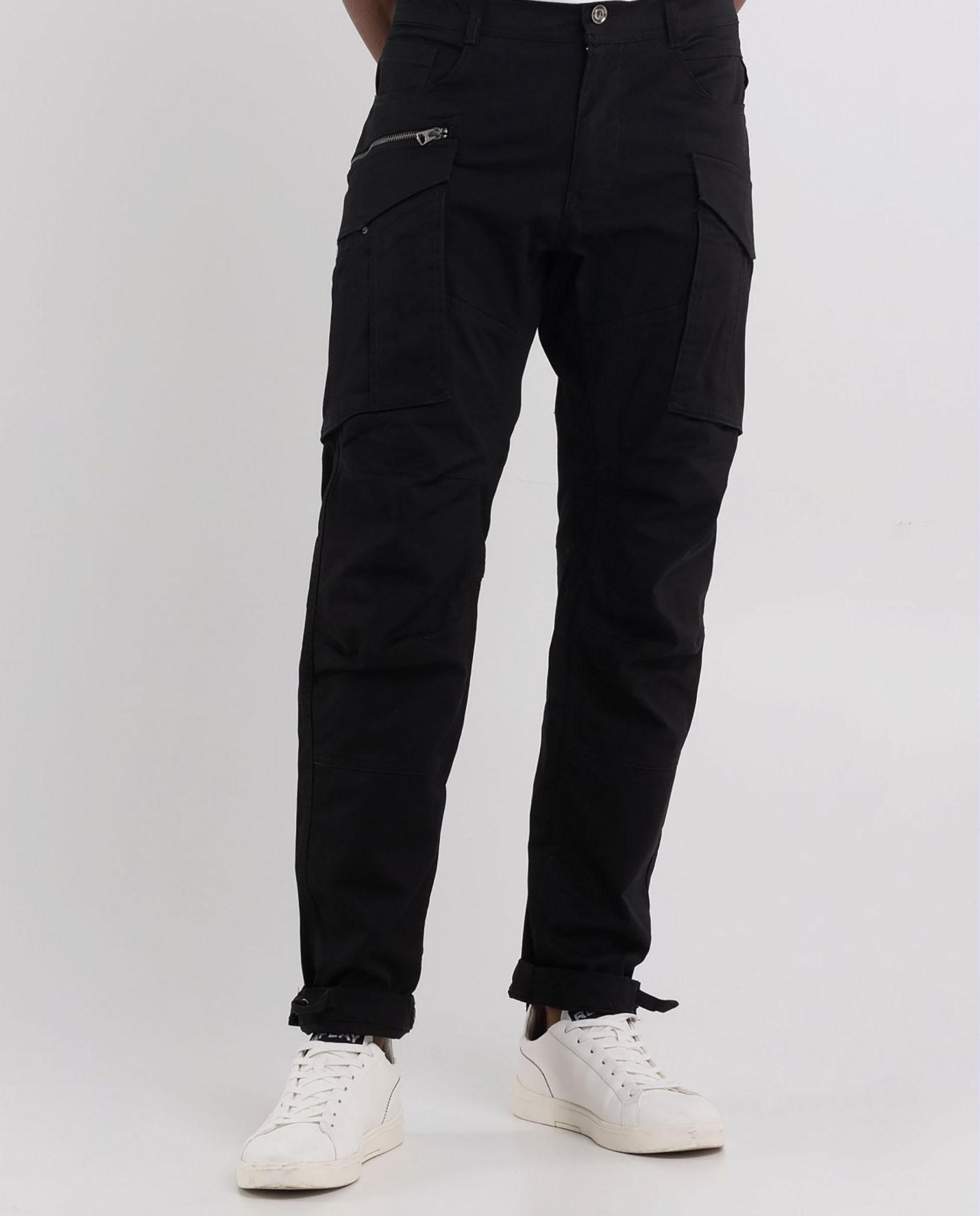 Imagen 2 de Pantalón cargo de hombre regular - Replay - Negro Negro