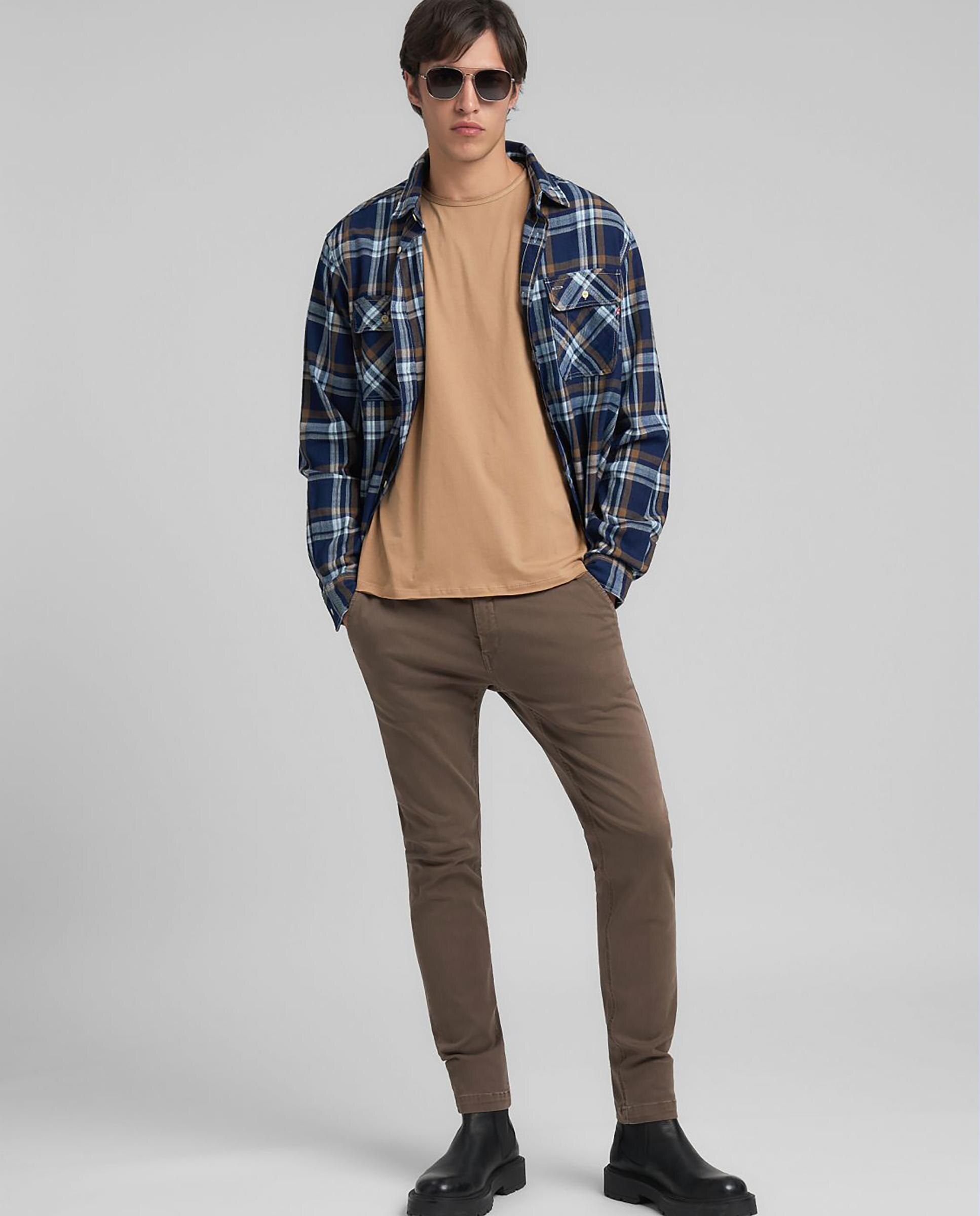 Camisa de hombre regular fit de cuadros - Replay - Multicolor Multicolor-2
