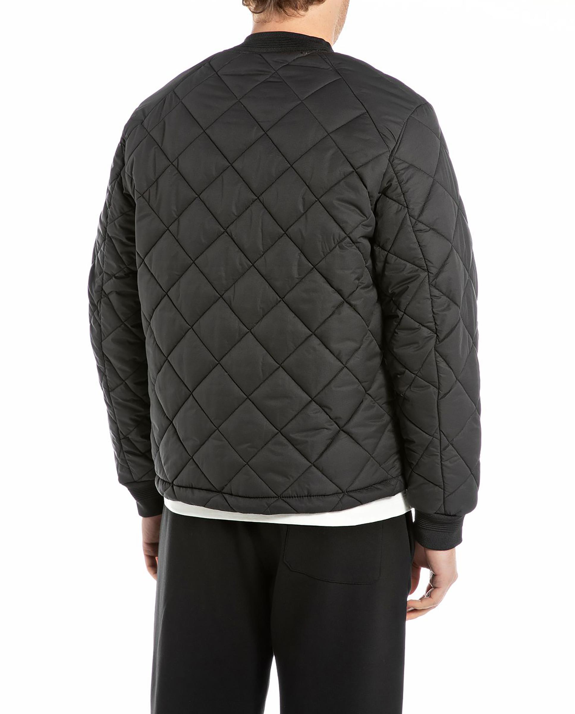 Cazadora de hombre acolchada con cremallera - Replay - Negro Negro-2