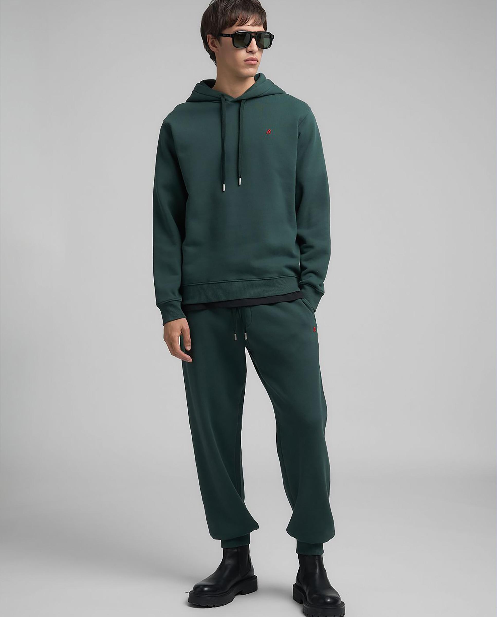Replay - Sudadera de hombre de cuello capucha con cordón ajustable.
