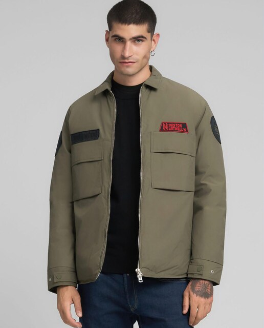 Imagen 0 de Cazadora de hombre estilo ryder acolchada